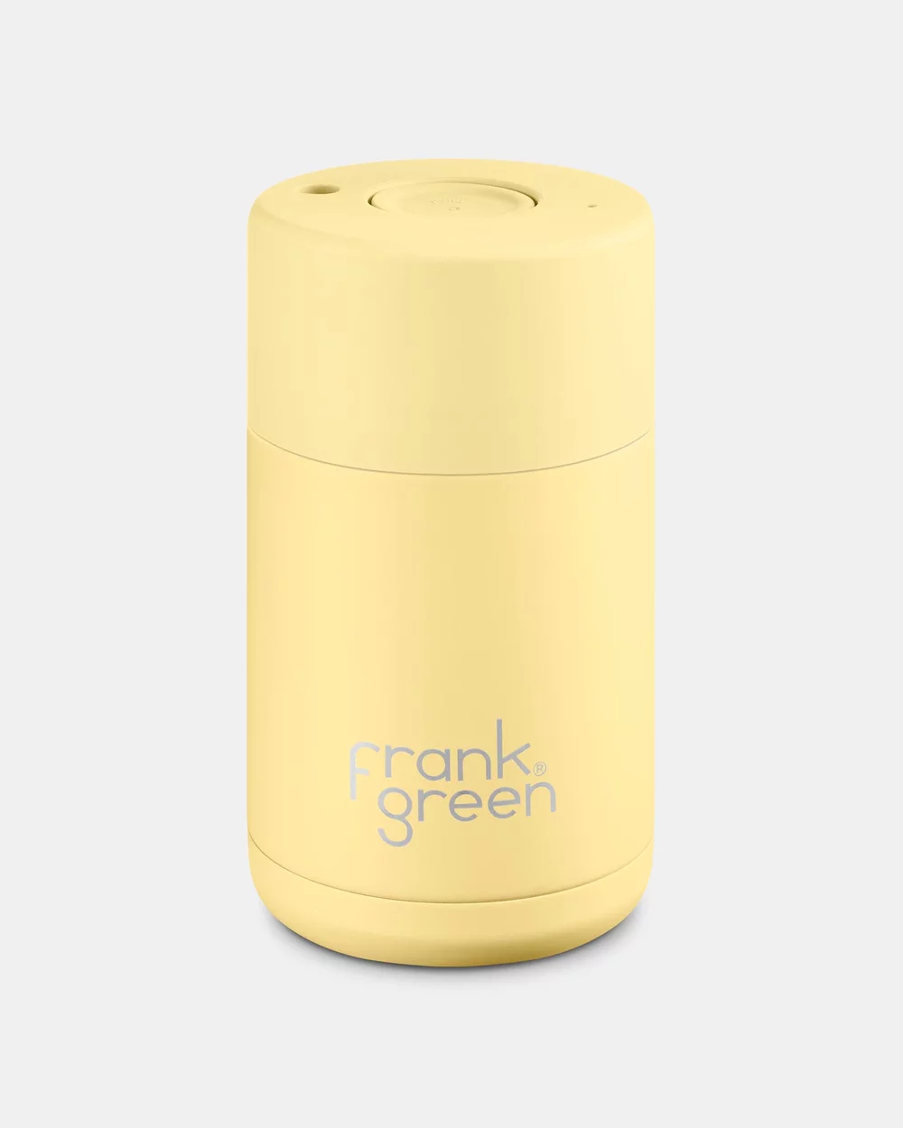 Frank Green : Ceramic Reusable Cup (push button lid)