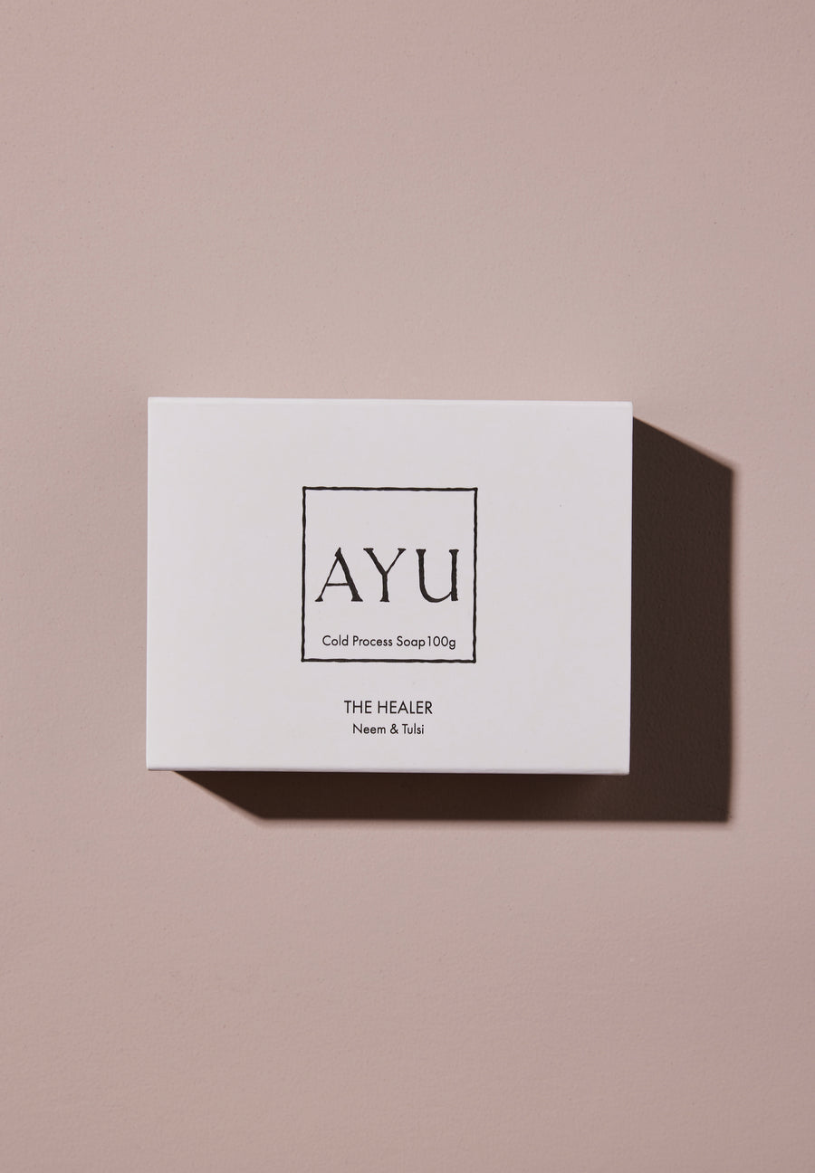 AYU cold pressed soap - the healer : Neem + Tulsi