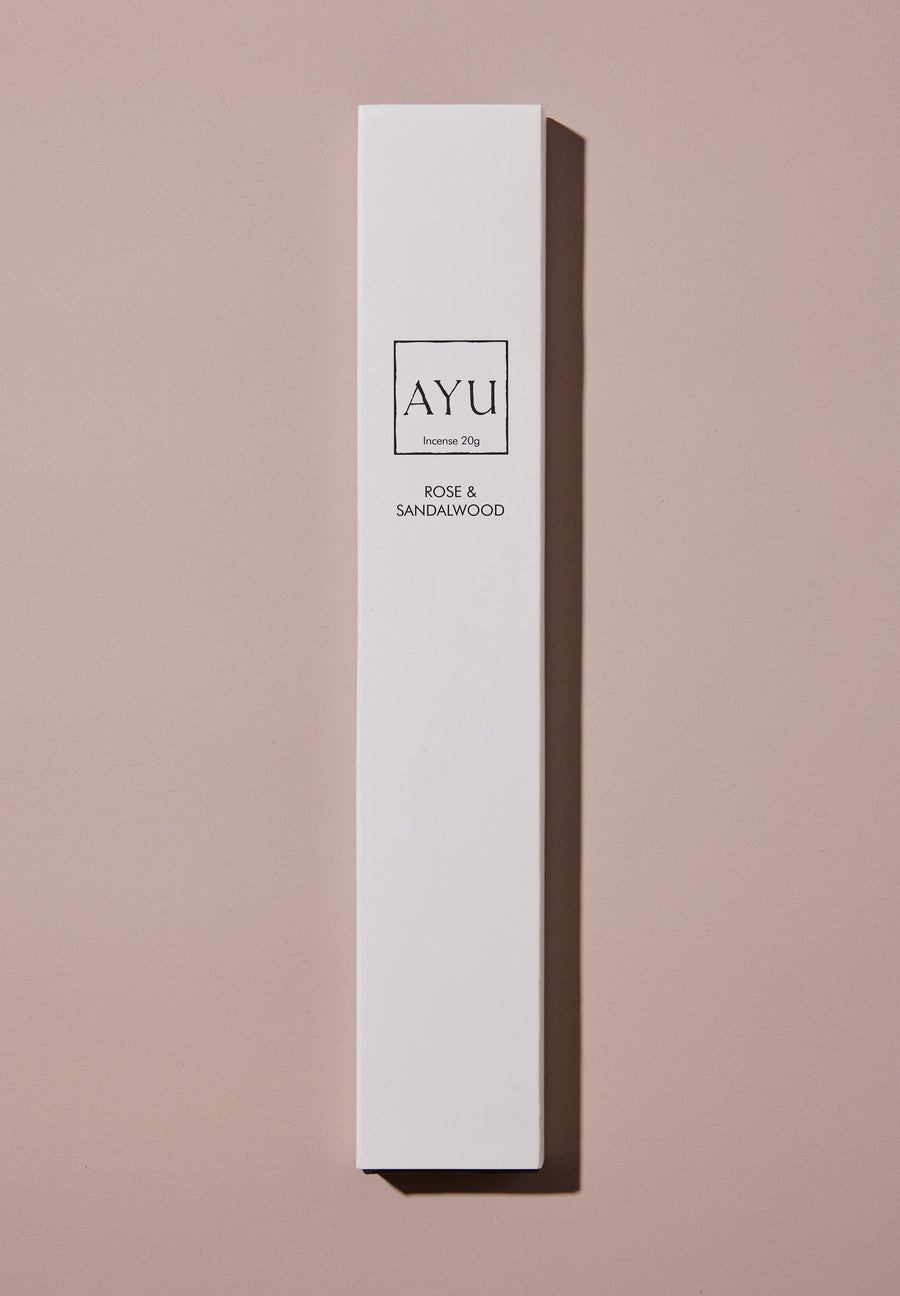 AYU incense : Rose + Sandalwood
